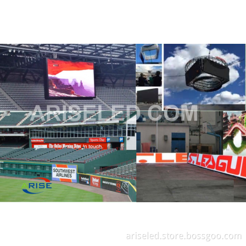 Large Football Stadium Perimeter Led Screen Display,ARISELED.COM